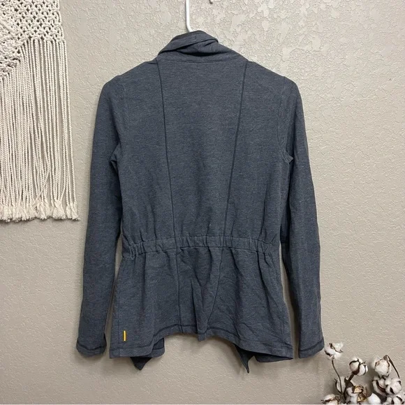 LUCY The Studio Flow wrap drape front front jacket M - Picture 5 of 9